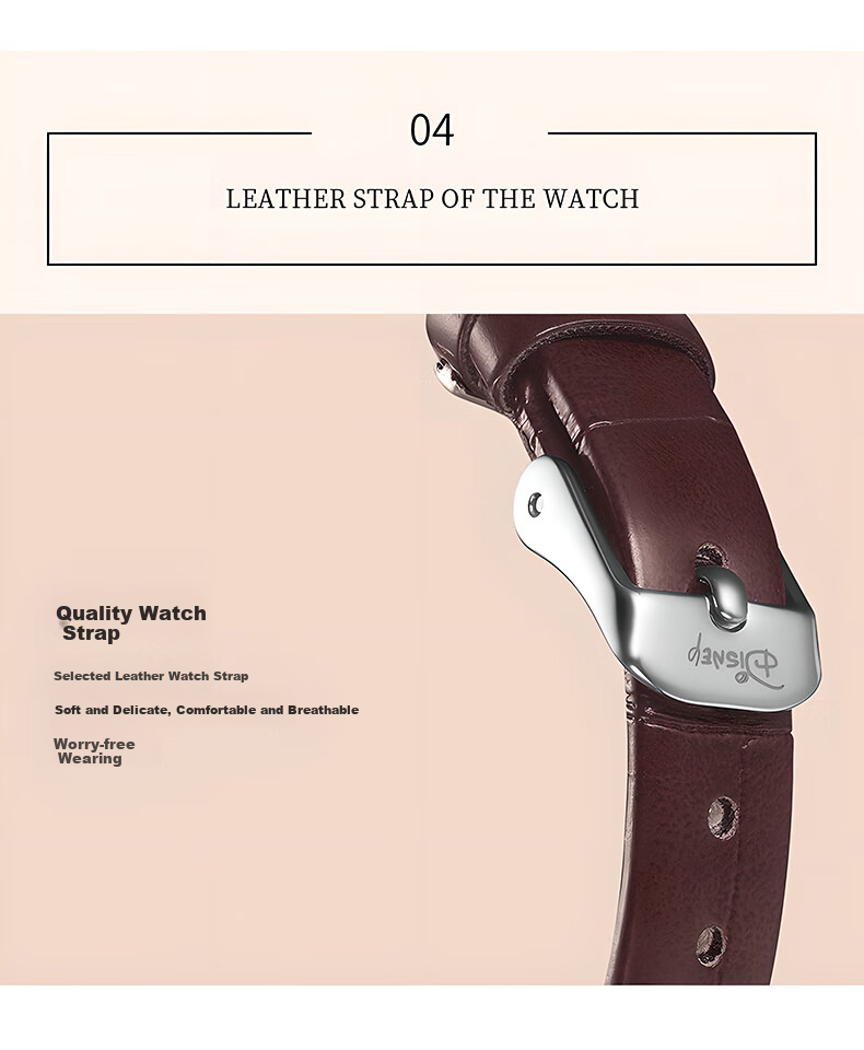 Disney Watch for Women, Students in Middle School And High School, Light Luxury Niche Artistic Waterproof Wristwatch for Female Students 13