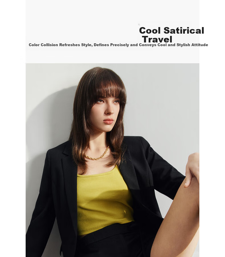 G2000 [Machine Washable And Easy-Care] Women's Autumn And Winter Clothing, Same Style As in Shopping Malls, Business Commute Formal Suit Jacket G2 1
