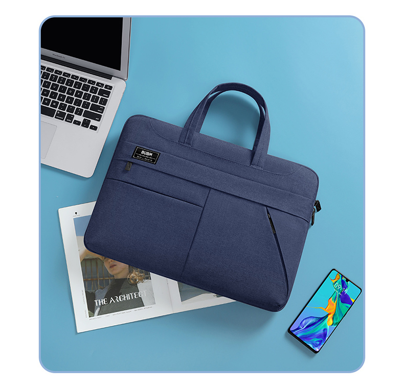 BUBM Laptop Bag Handheld Large Capacity for Men And Women, Compatible with Apple 15.6-Inch Lenovo Huawei Laptops, Business Laptop Sleeve 14