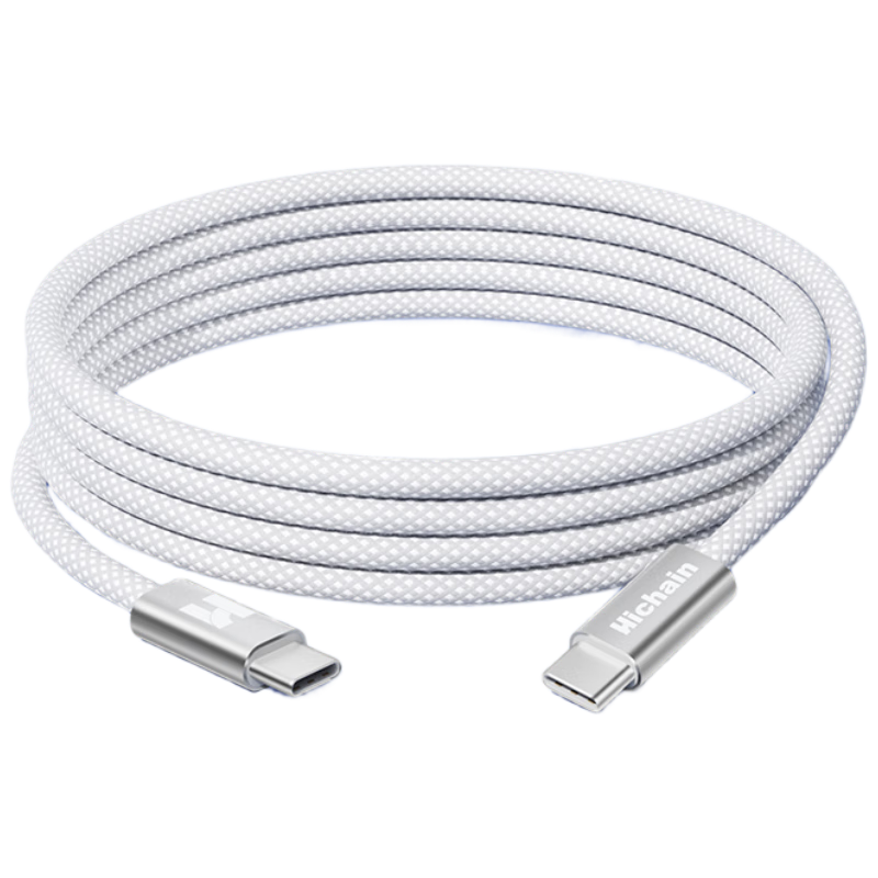 Hichain And Chang Apple 17/16 Charging Cable, Type-C Data Cable, PD65W Fast Charging Cable, Car Compatible, for IPhone16/15ProMax Phones, Tablets, IPad, Laptops, 1.8 Meters
