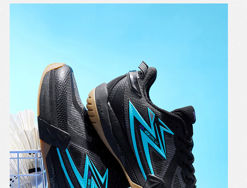 361° Men's Badminton Shoes, Zhansheng PRO Professional Shock-Absorbing Non-Slip Wear-Resistant Training Shoes for Men, 672524402-1 31
