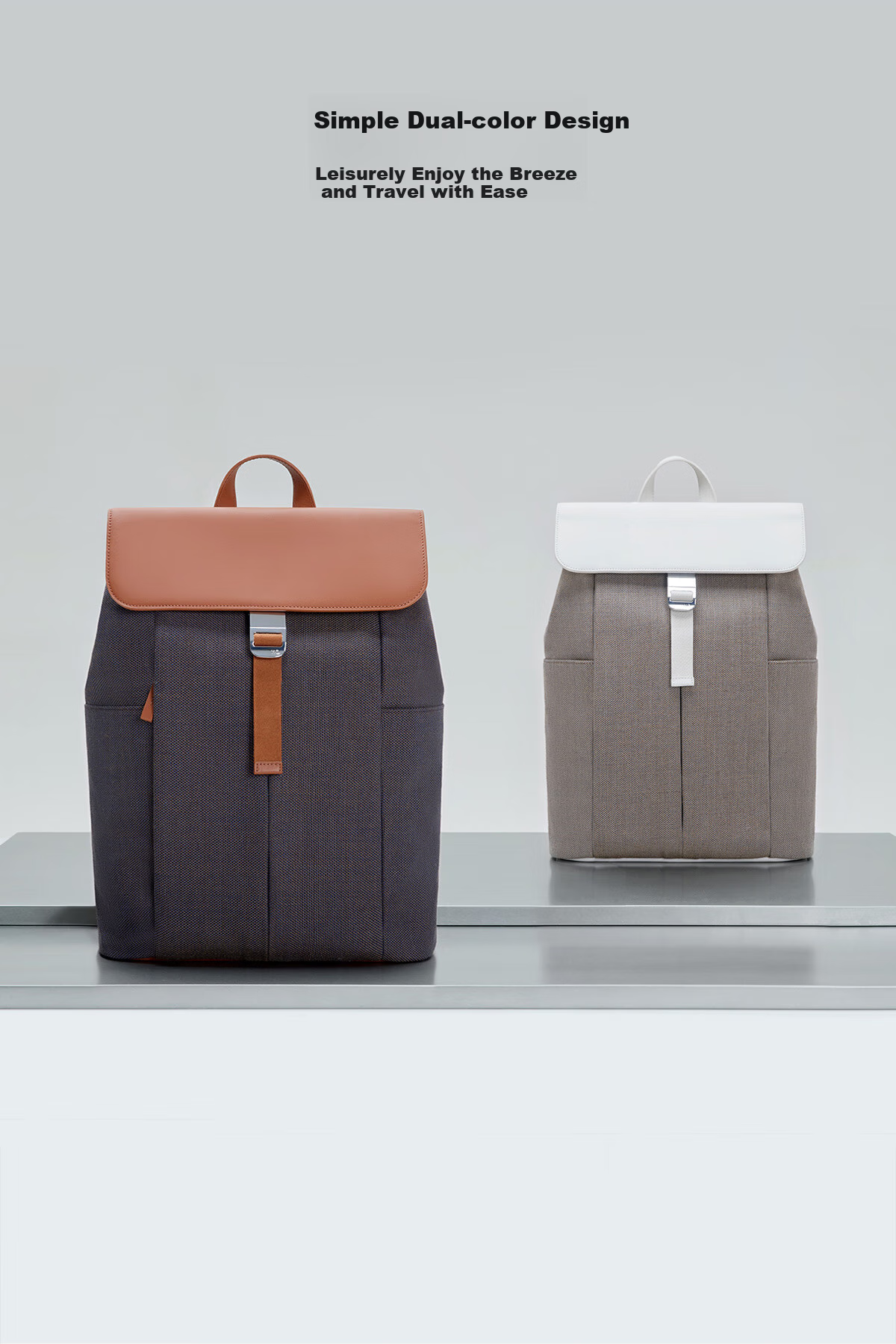 ITO "New Product" PORCINI BACKPACK, Twilight Brown 20L Business Backpack for Men And Women, Laptop Bag for Travel 18