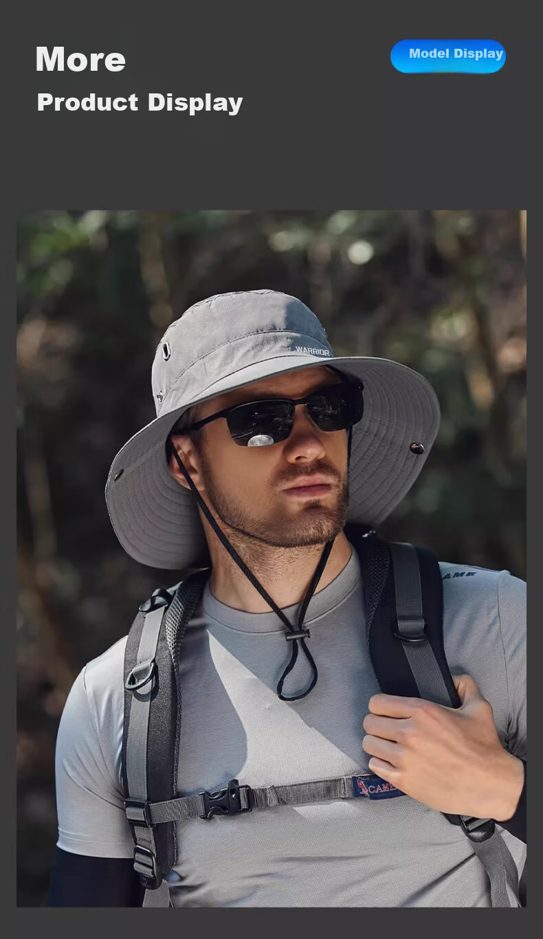 Huili Sun Protection Hat for Men And Women, Quick-Drying Summer Visor Cap, Outdoor Cycling Hiking Hat, Casual UV-Resistant Fisherman Hat, Trendy 12
