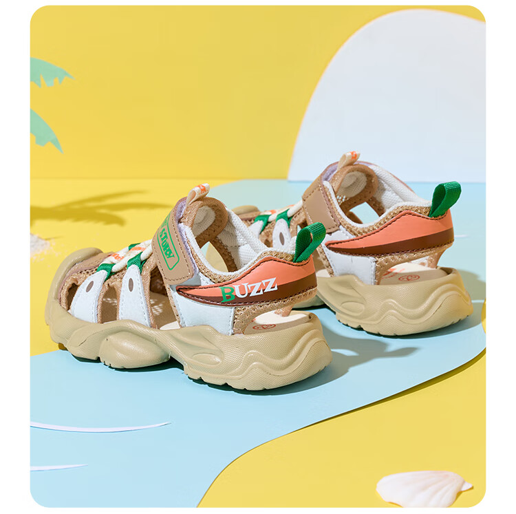 Disney Kids Sandals Boys and Girls Outdoor Summer Breathable Beach Shoes Light Purple/Rose Red Size 23 18