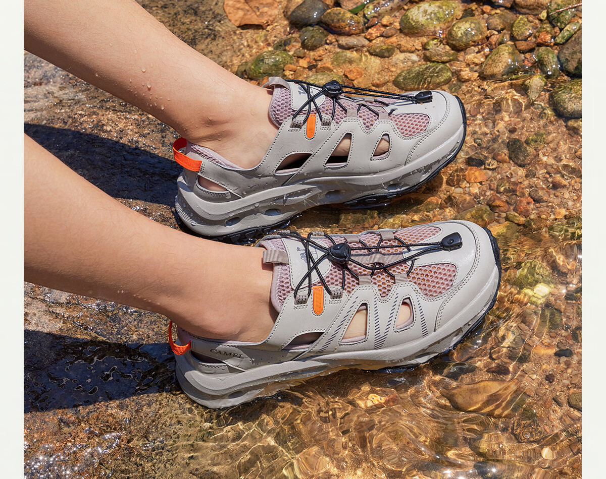 CAMEL Outdoor Stream Trekking Shoes for Men And Women, Summer 2025 Sports Sandals, Quick-Drying Water Shoes, Breathable Sneakers 3004 Size 38 3