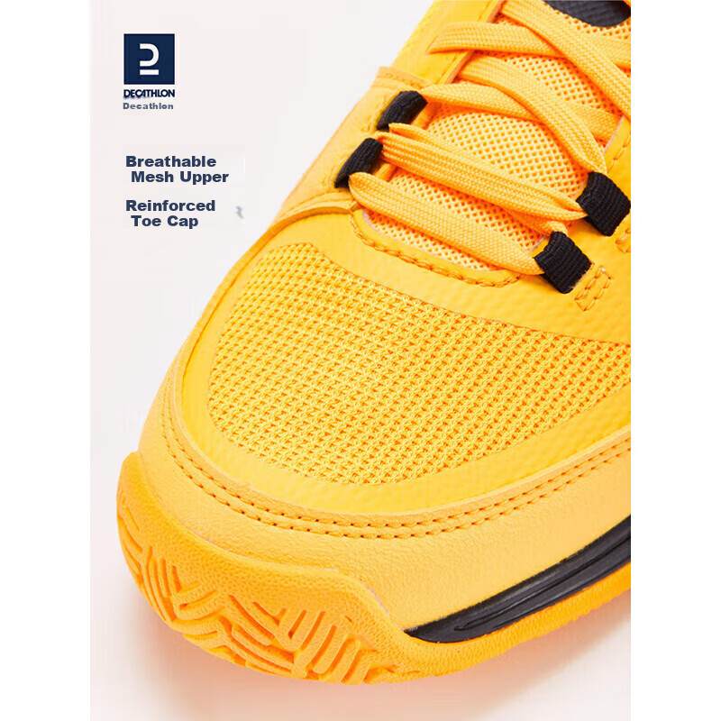 DECATHLON Children's Sports Shoes, Boys' Tennis Shoes, Kids' Shoes IVE1 Cherry Blossom Pink (Lace-Up Style) 35-4013120
