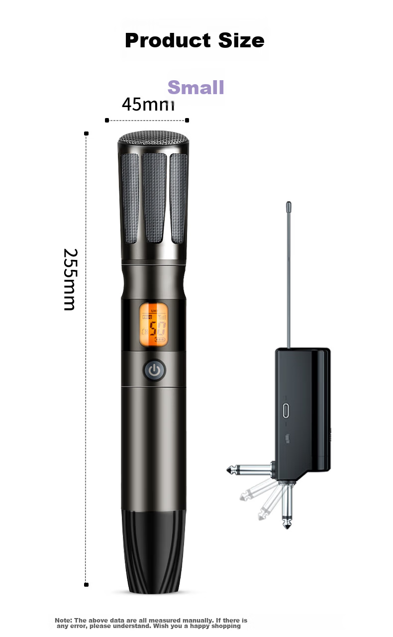 SAST Ok-126 Rechargeable Wireless Microphone U-Band Home KTV Singing Stage Hosting Speech Karaoke Meeting Speaker Amplifier FM Universal One-To Metal Microphone 12