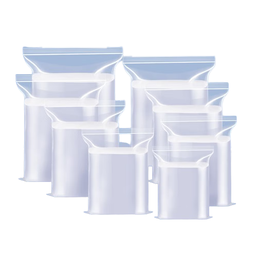 Zhaoshen Self-Sealing Bags, No. 10, Thickened Sealed Bags, Resealable Bags, Plastic Bags, Transparent Sample Retention Bags, Packaging Bags, White Edge 8 Mil, 24*34cm (100 Pieces/pack)