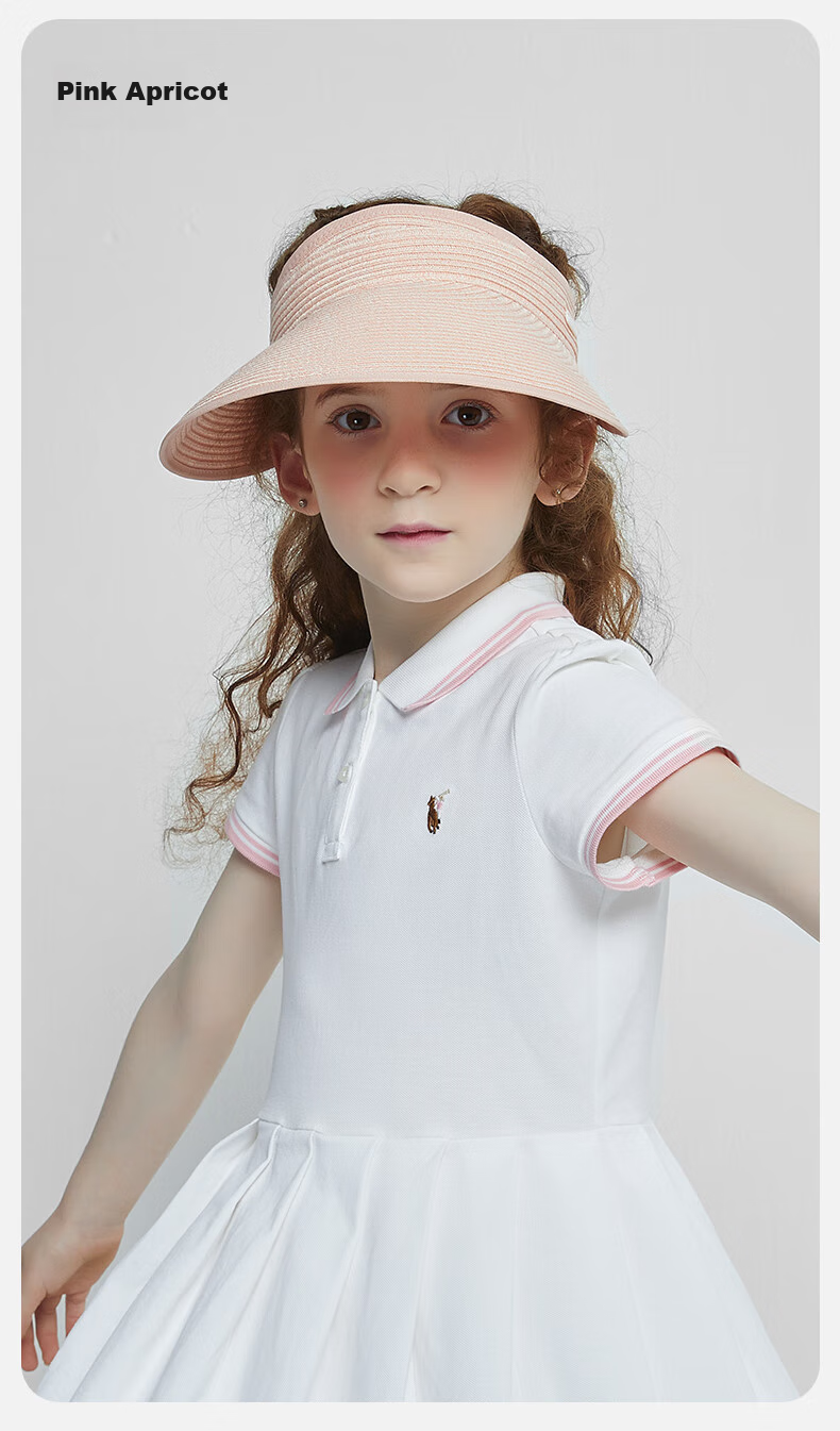 Kenmont Children's Foldable Beach Straw Hat, Spring And Summer UV Protection, Open-Top Sun Hat, Ponytail Hair Tie Sun Protection Hat, Km-4420 3