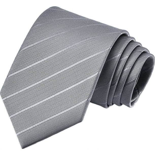 HLA Heilan Home Men's Business Formal Striped Tie Versatile Interview Work Wedding Hand-Tied Gift Box Set