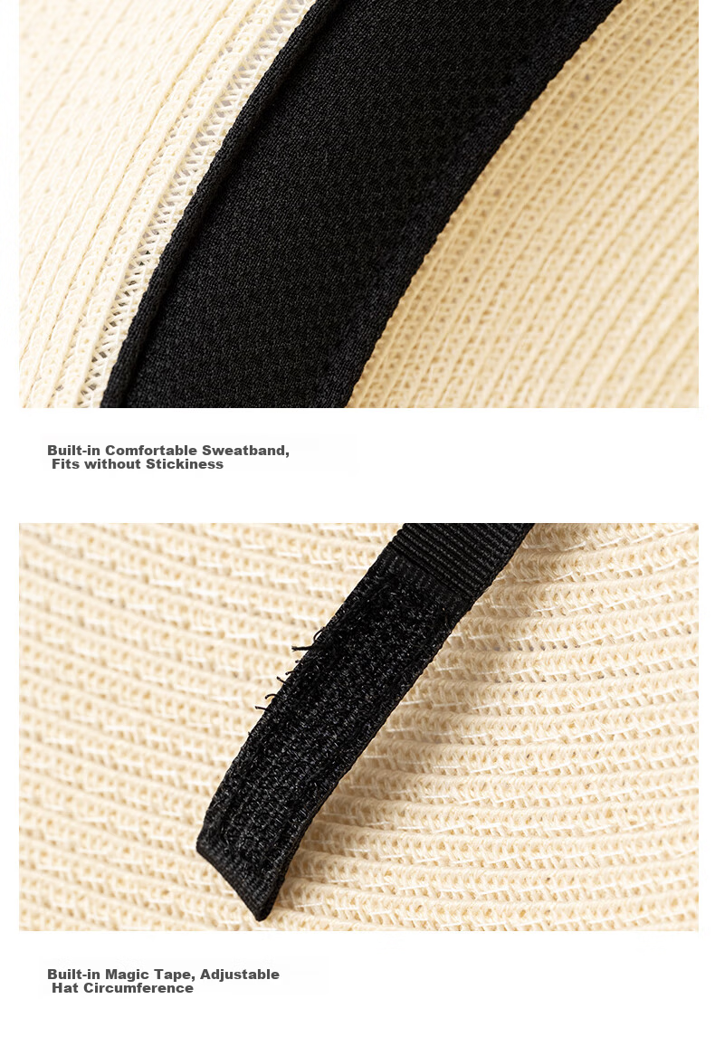 FANCET Straw Hat for Women, Elegant Summer Oregano Tulle Hat with Wide Brim, Vacation UV Protection Sun Hat, Birthday Gift for Elders 19
