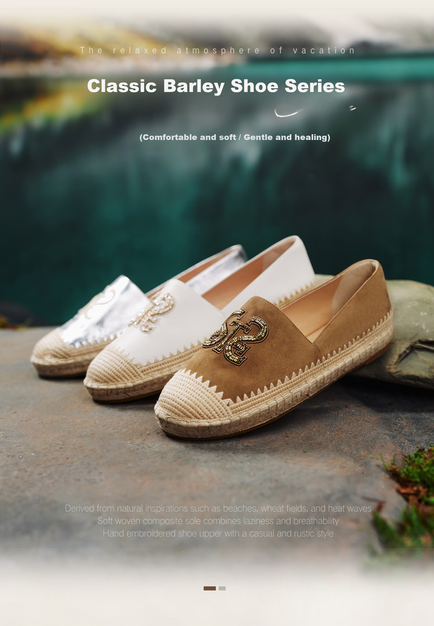 STACCATO Spring 2026 Small Gold Bar Malt Shoes, Fisherman Shoes, Slip-On Shoes, Women's Shoes, 9UA37AA6, Small Gold Bar, Size 34 1