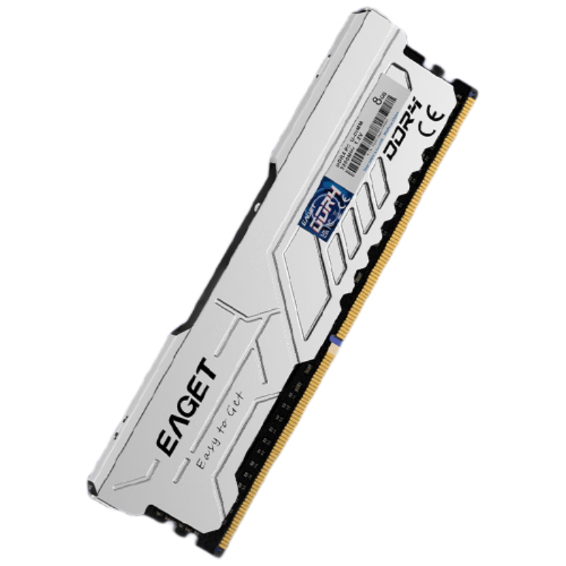 EAGET , 16GB (8GBX2) Kit, DDR4 3200MHz, Desktop Computer Memory Module, Heat Spreader, Compatible with Gaming And E-Sports PS40