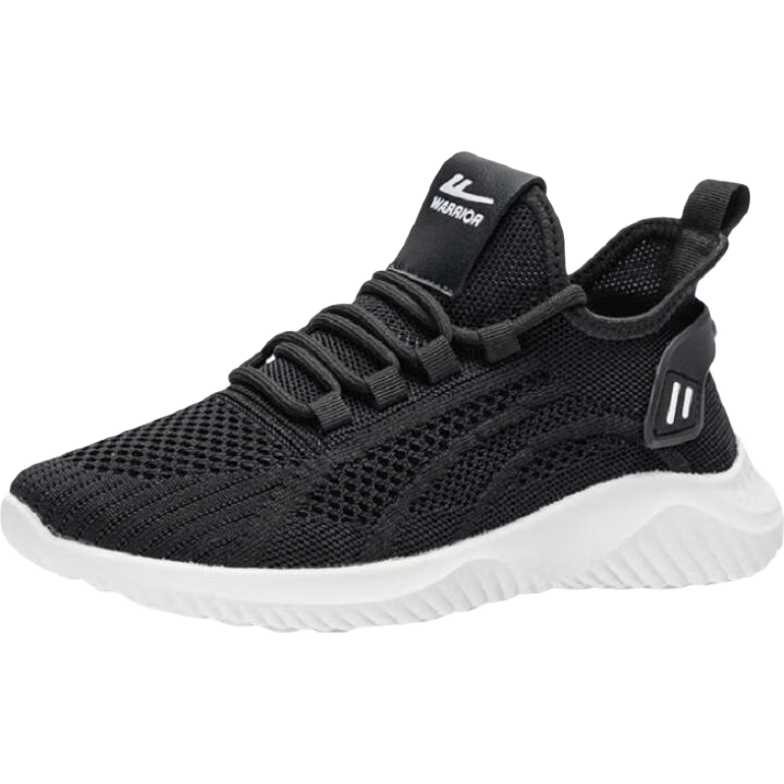 Huili Mesh Shoes for Women, Comfortable Breathable Sports Shoes for Summer, Versatile Soft-Soled Fashionable Casual Shoes, Black, Size 39