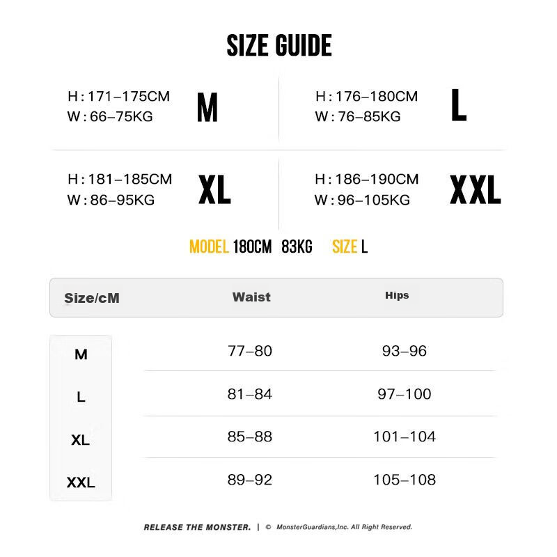 Monster Guardians Men's Sports Pants, Lightweight Breathable Quick-Dry Running Trousers, YKK Zipper Two-Tone Joggers, Khaki Color, Size M