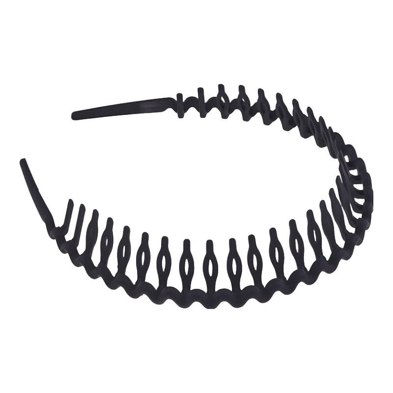 Huangjiama Headband for Women, Elegant Hair Accessory for Going Out, High Crown Trendy Princess Style, Student Hair Clip with Teeth, Non-Slip Desig