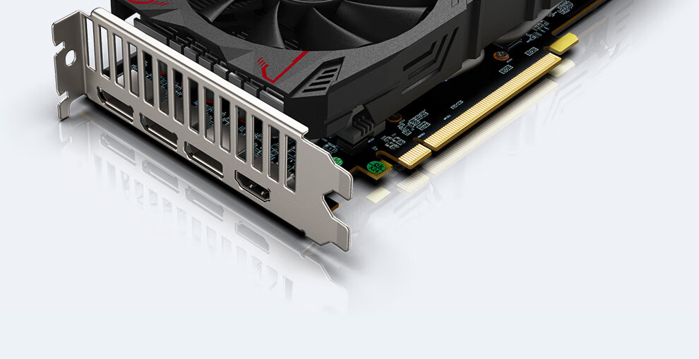 Panlei (PELADN) RADEON RX 5500 GDDR6 8GB Dual Fan, New Office Gaming Design 4K High-Definition Computer Discrete Graphics Card 8