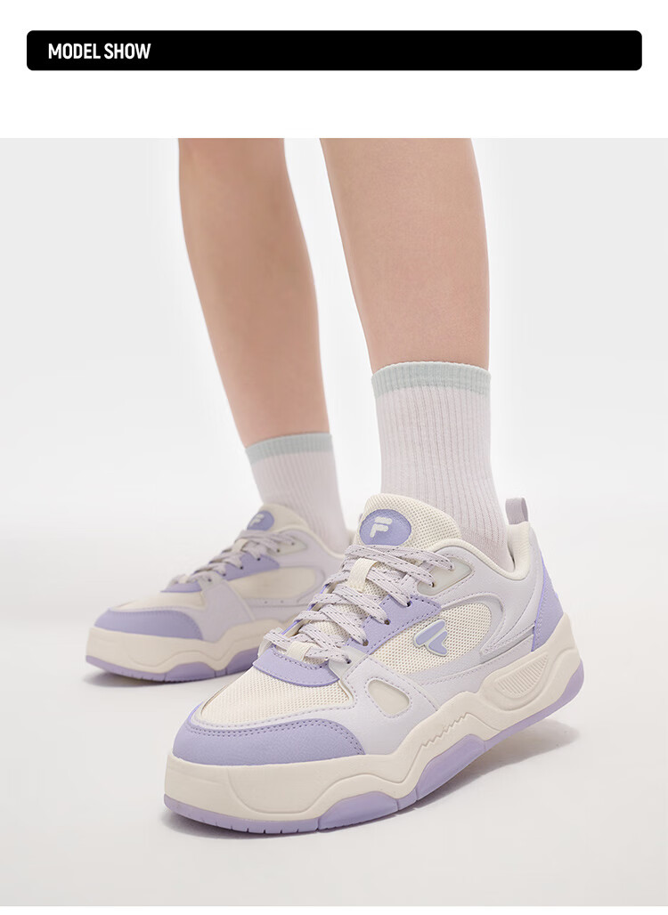 FILA FUSION Women's Sneakers 2026 Spring Sports Shoes BANK III Casual Comfortable Versatile 16