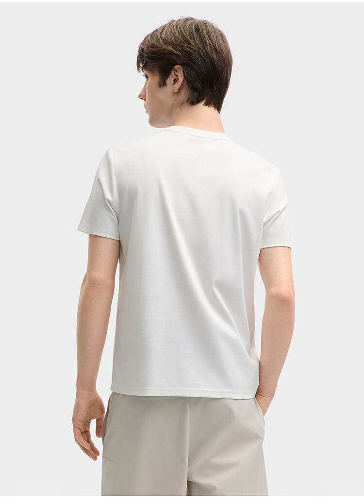 FILA Official Men's Short Sleeve T-Shirt 2026 Summer Casual Sports Basic Tee 7
