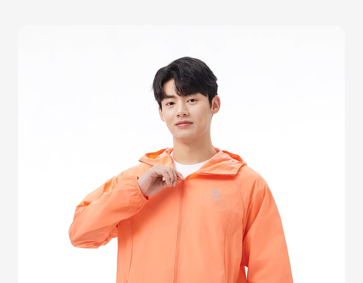 CAMEL Outdoor Original Yarn Sun Protection Jacket 2025 Summer Ice Silk Breathable Sunshade UV Protection Loose Outdoor Fishing Shirt L 21