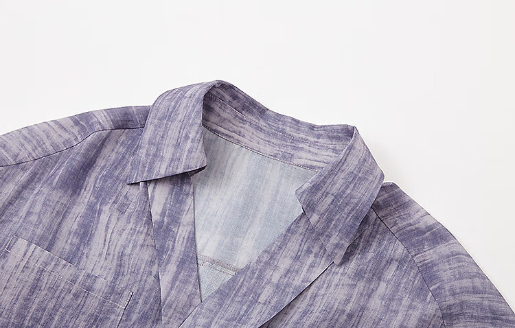 Dme [Art Student Outfit] Summer Artistic Gradient Lapel Shirt, Loose Comfortable Blouse, Women's Top 6