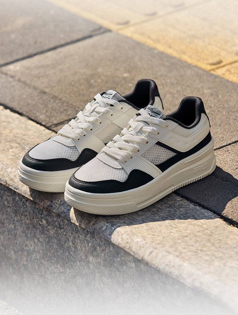 ERKE Women's Sneakers, Summer New Style Breathable Versatile Casual Shoes, Thick-Soled Comfortable Sports Shoes | Wanku 3 2