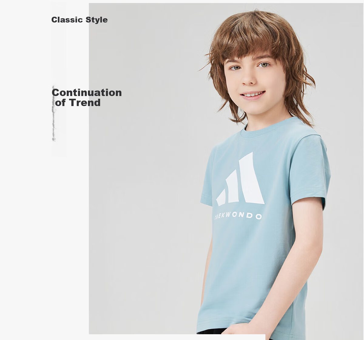 Adidas 2025 New Children's Short-Sleeve T-Shirt, Summer Outdoor Sports Casual Versatile Top, White + Gold, Size 116 5