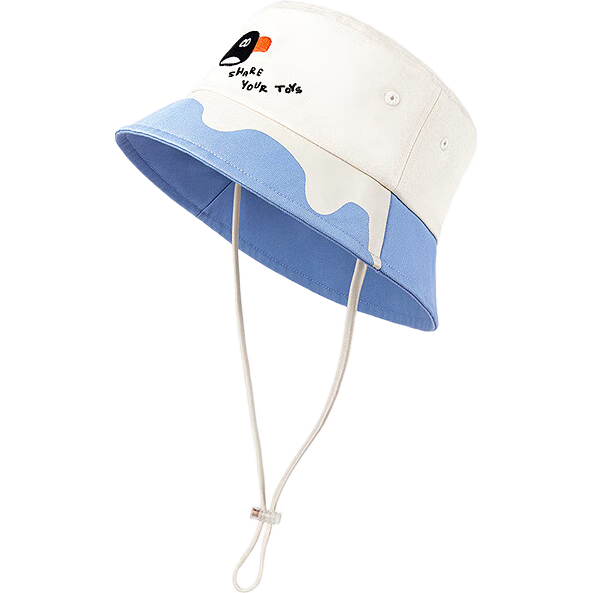 Balabala Kids Hat Boys Girls Bucket Hat UV Protection Cartoon Pattern Colorblock Comfortable Cute Outdoor 208925160206