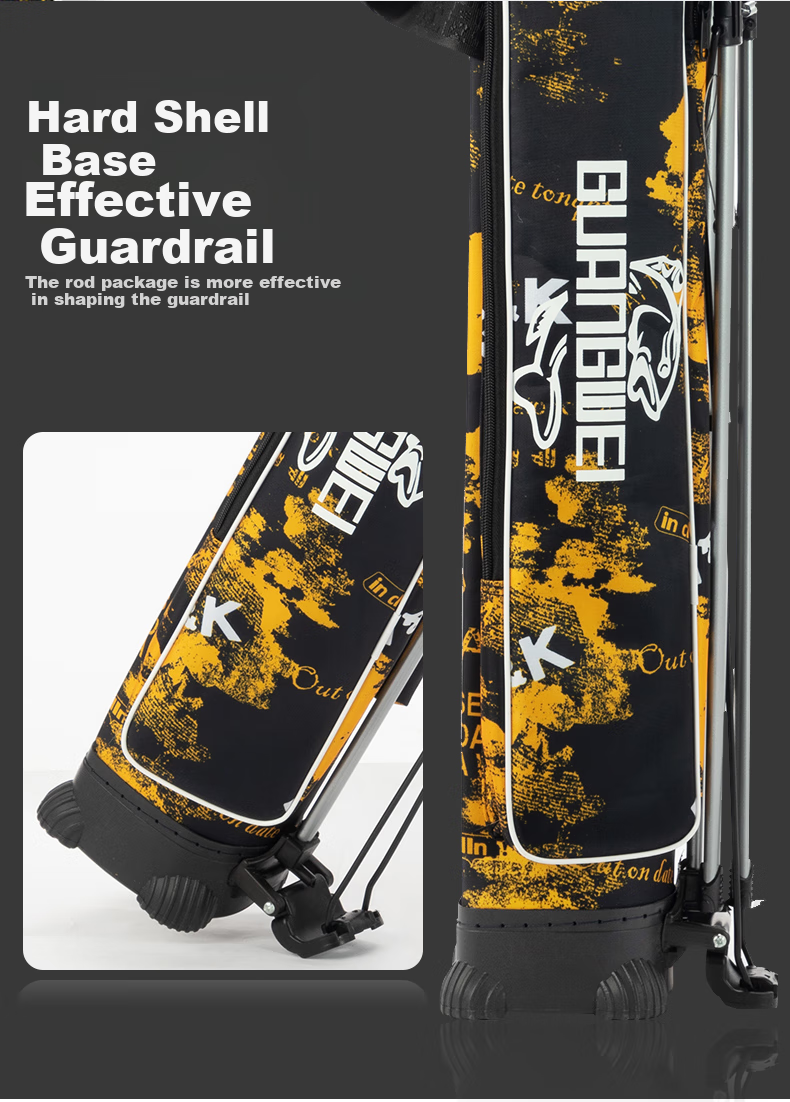 GW Fishing Tackle Bag, Water Color Liangchen Rod Bag, 1.3 Meters Single-Layer Large Belly Bag, Sea Rod Bag, Rock Fishing Rod Bag, Lure Bag, Fishing Tackle Accessories, Angling Equipment 6
