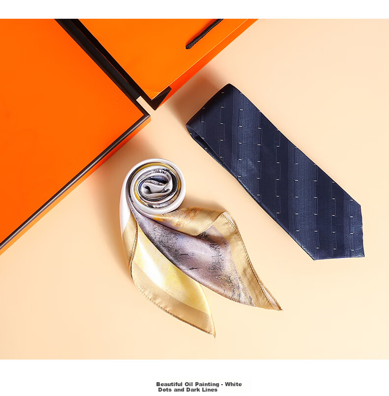 Hangsilu Silk Scarf Gift Box for Women, Business Tie, Corporate Bulk Purchase, Mid-Autumn Festival Birthday Gift for Mom Teacher, High-End Present 20