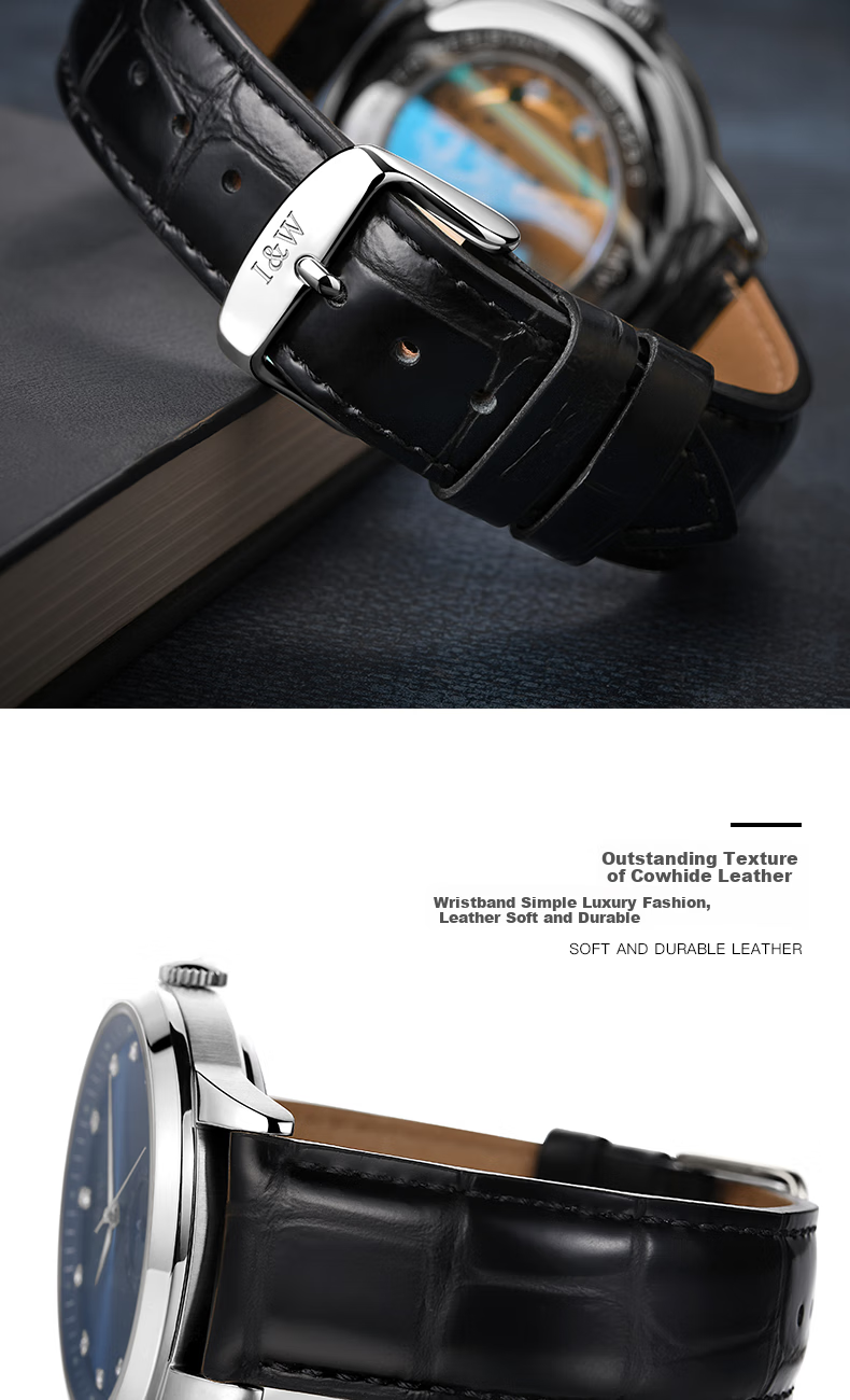 Aiwochi Swiss Iw Watch, Men's Mechanical Watch, Fully Automatic, 2026 New Model, Official Authentic Product, Men's Famous Watch Brand, Men's Timepiece 14