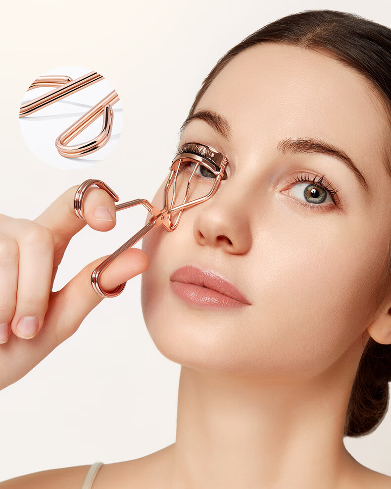 Tweezerman, Japanese Imported Eyelash Curler, Professional Sunflower Stylist Tool, Gift for Rose Gold 6