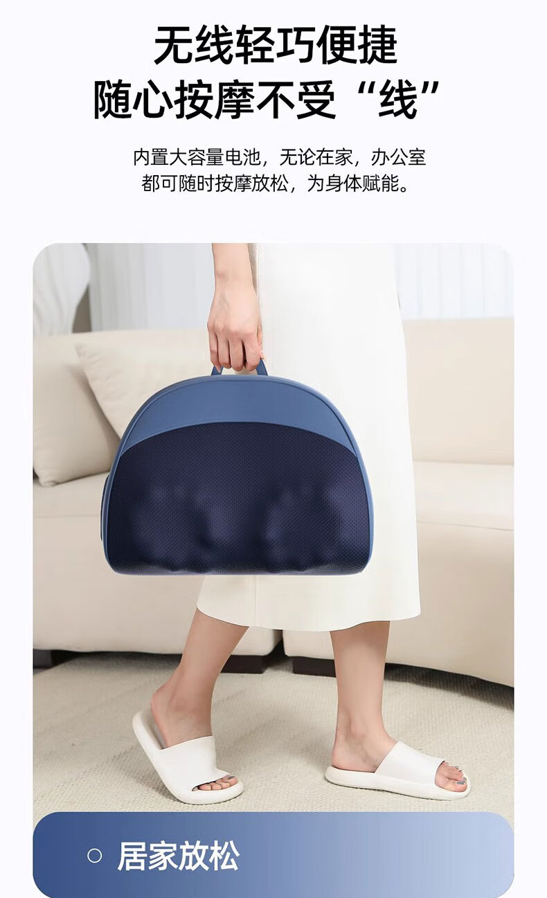 AUX Cervical Spine And Lumbar Massage Pillow GL89 Gift Box Set Shoulder Leg Back Kneading Hot Compress Waist Pain Relief Massage Device Mid-Autumn Festival Gift 13