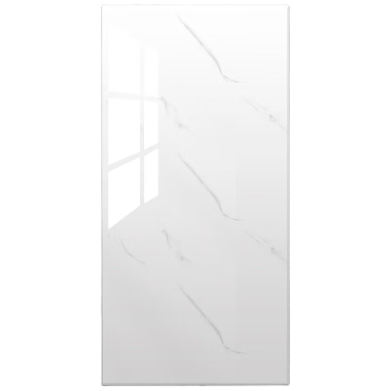 Washi Kitchen Oil-Proof Wall Sticker Imitation Tile Self-Adhesive Aluminum-Plastic Waterproof High-Temperature Resistant Fish Belly White 40*80cm 5 Pieces