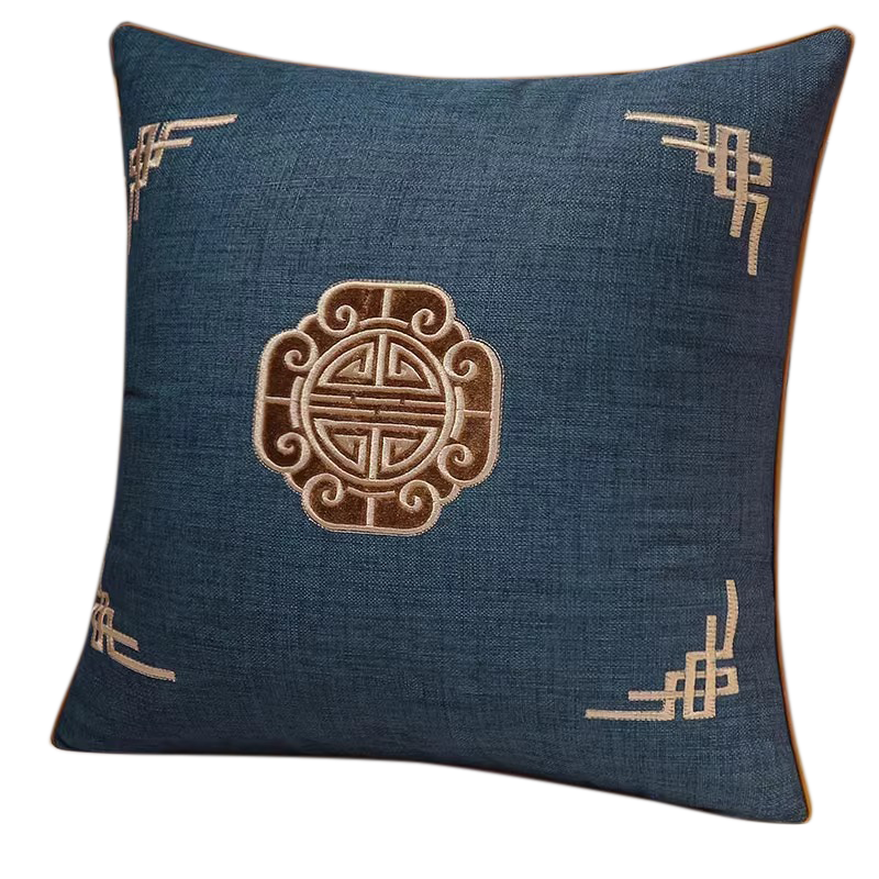 Huaman Shengtang Car Seat Cushion Pillow Sofa Backrest Bed Back Cushion with Core Tao Ran Ju Ash Gray 45*45cm Lumbar Pillow