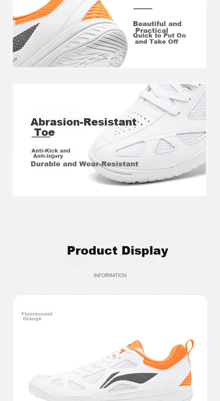 Li-Ning Professional Table Tennis Shoes, Wang Chulin And Sun Yingsha Training And Competition Non-Slip Wear-Resistant Sports Shoes, MAGE Series for Men And Wome 9