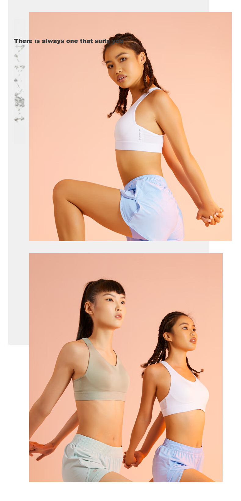 DECATHLON Women's Sports Bra, Wireless, Push-Up, Shock-Absorbing, Anti-Sagging, for Running, Beautiful Back Design - 4050490-L 9