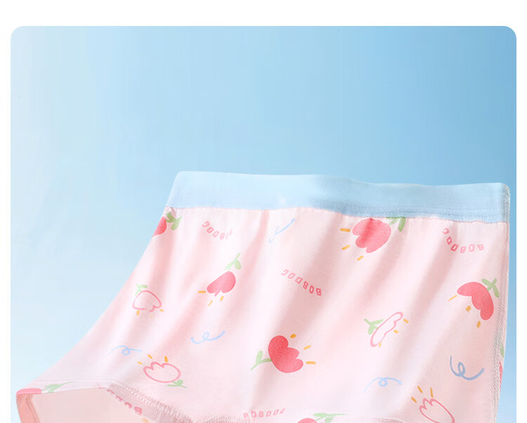 BOBDOG Girls' Modal Underwear, Thin Summer Boxer Briefs for Children And Toddlers, Antibacterial Cotton Bottom Shorts That Don't Pinch Pp 3