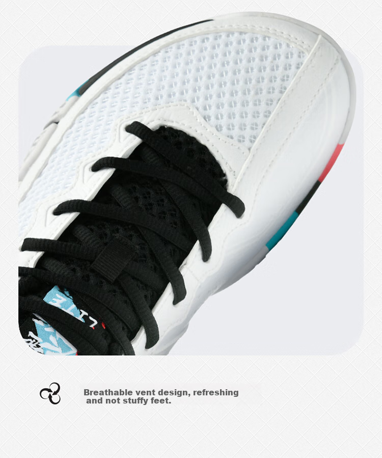 Li-Ning Badminton Shoes for Men And Women, Ground-Hugging Flight LITE Wide-Fit Training And Competition Badminton Shoes Second And Third Generatio 5