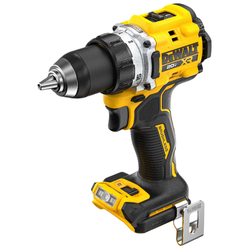 DEWALT 20V Lithium-Ion Brushless Compact Drill Driver Electric Screwdriver Single Machine DCD801NT-A9