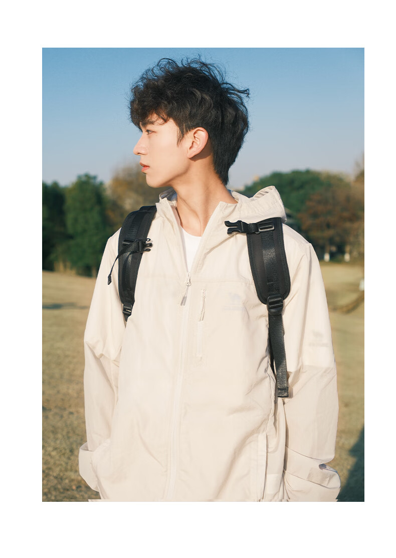 CAMEL [Xueshan Shell] Summer Sun Protection Clothing for Men And Women, Outdoor Sports Wear, Ice-Cool Loose Hooded New Lightweight Jacket 10