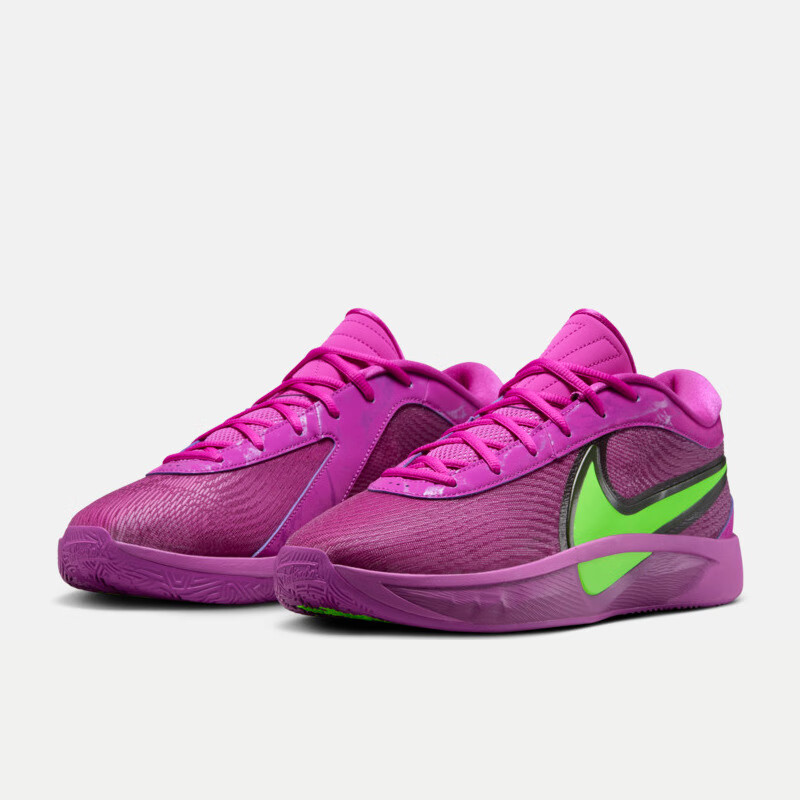 NIKE Men's Basketball Shoes GIANNIS FREAK 6 EP Sneakers FJ7807-500, Purple And Green, Size 40