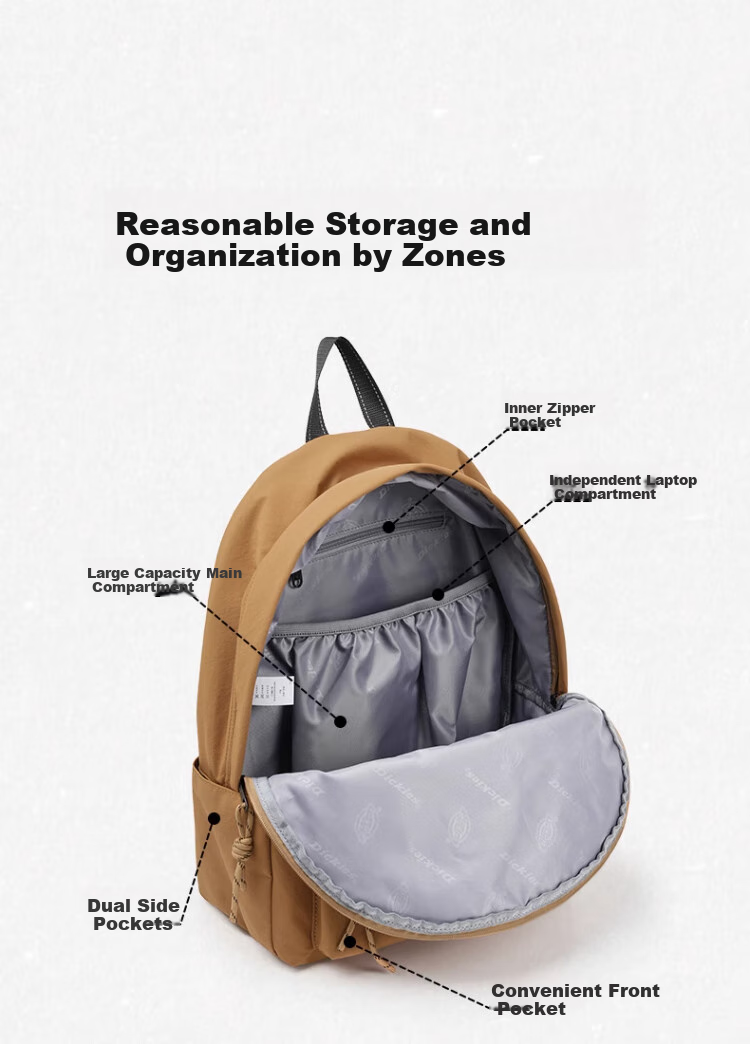 Dickies Hiking Backpack for Men, Lightweight Large Capacity Trekking And Cycling Pack, Water-Resistant Rucksack for Outdoor Activities 7