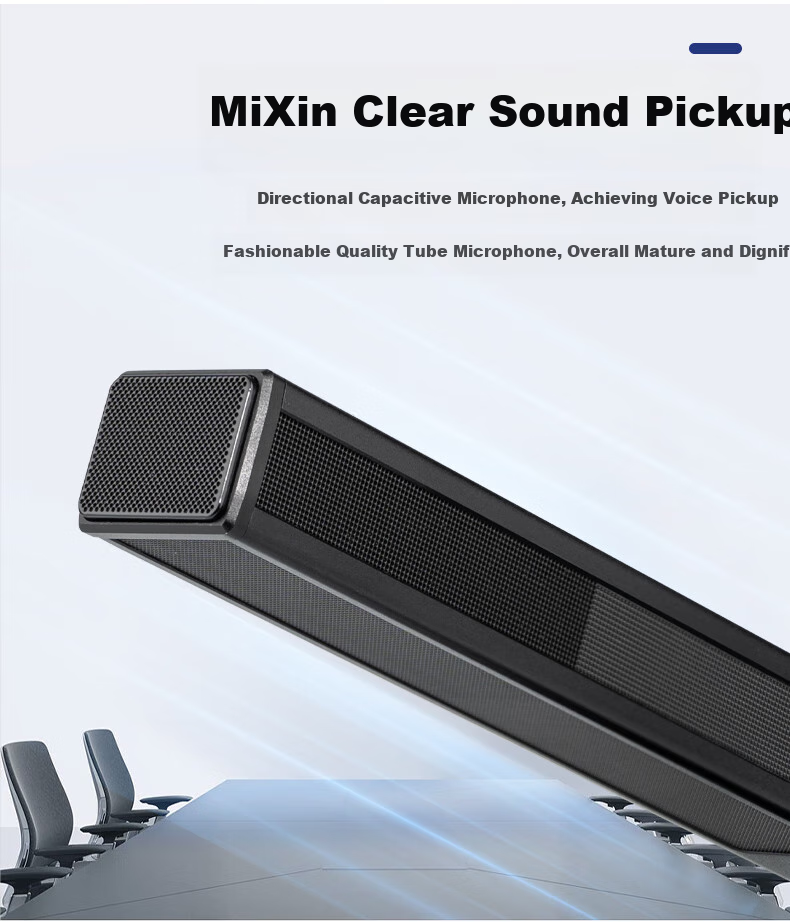 SHILE Professional Wired Handheld Microphone, Engineering Conference Microphone with 8-Core Network Cable, Large Conference Tabletop, Square Pole Microphone Represents One YE-19D 4