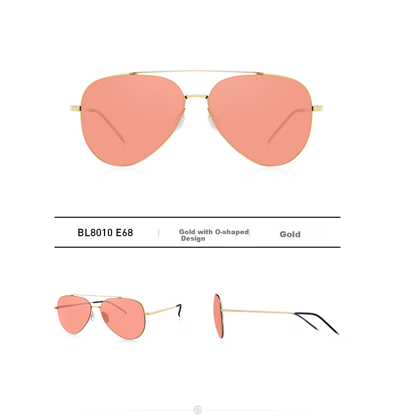 BOLON Sunglasses, Aviator Polarized Sunglasses for Men And Women, Driving Sun Protection Glasses, Frog-Eye Glasses, BL8010C10 10