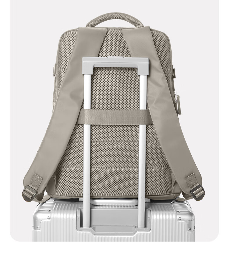 Landcase Travel Backpack Men Large Capacity Double Shoulder Bag Short Trip Business Luggage Multifunctional Laptop Bag Women 5162 Purple Taro 16