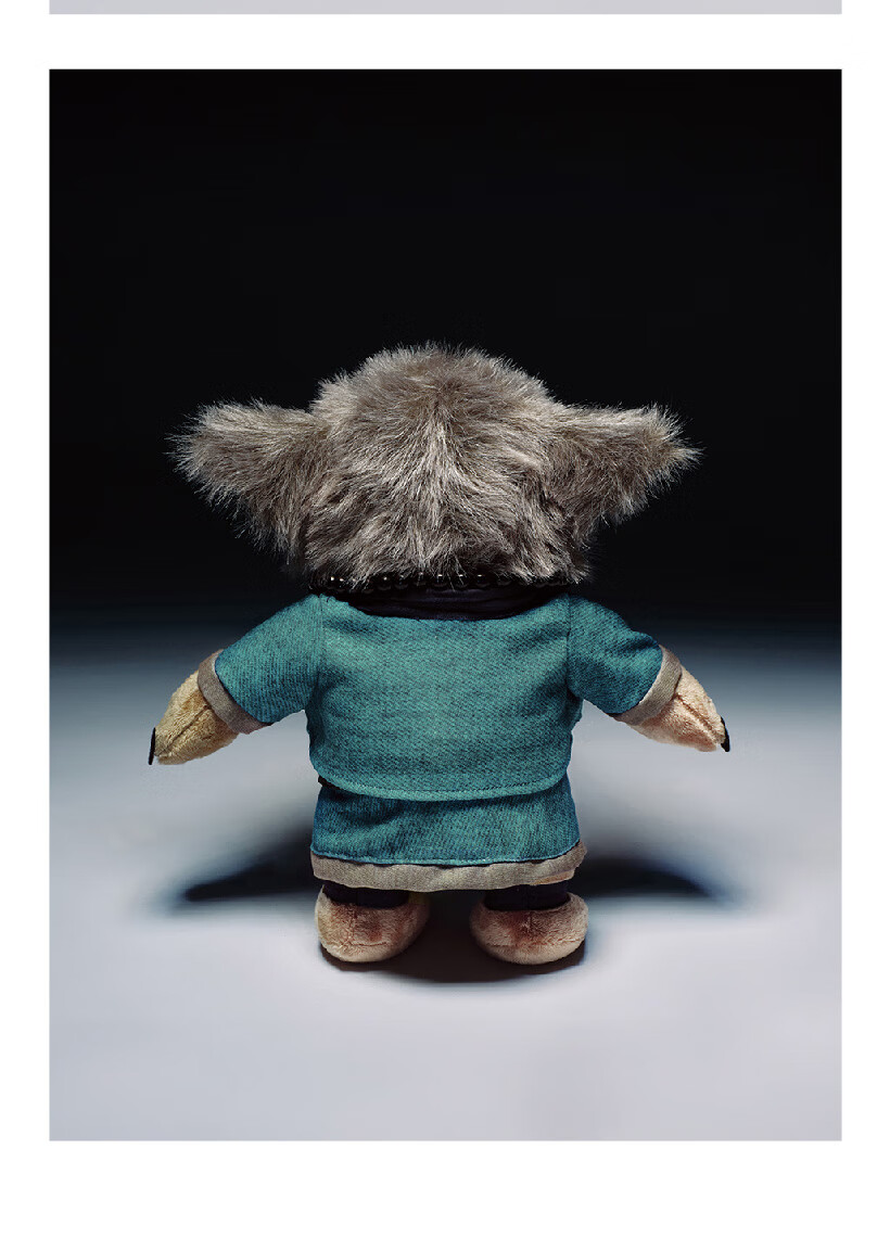 Heishenhua Plush Monkey King Figurine, Brown-Gray Color, Heishenhua Wukong Merchandise, Same Style Toy Doll, Backpack Charm, Keychai 11