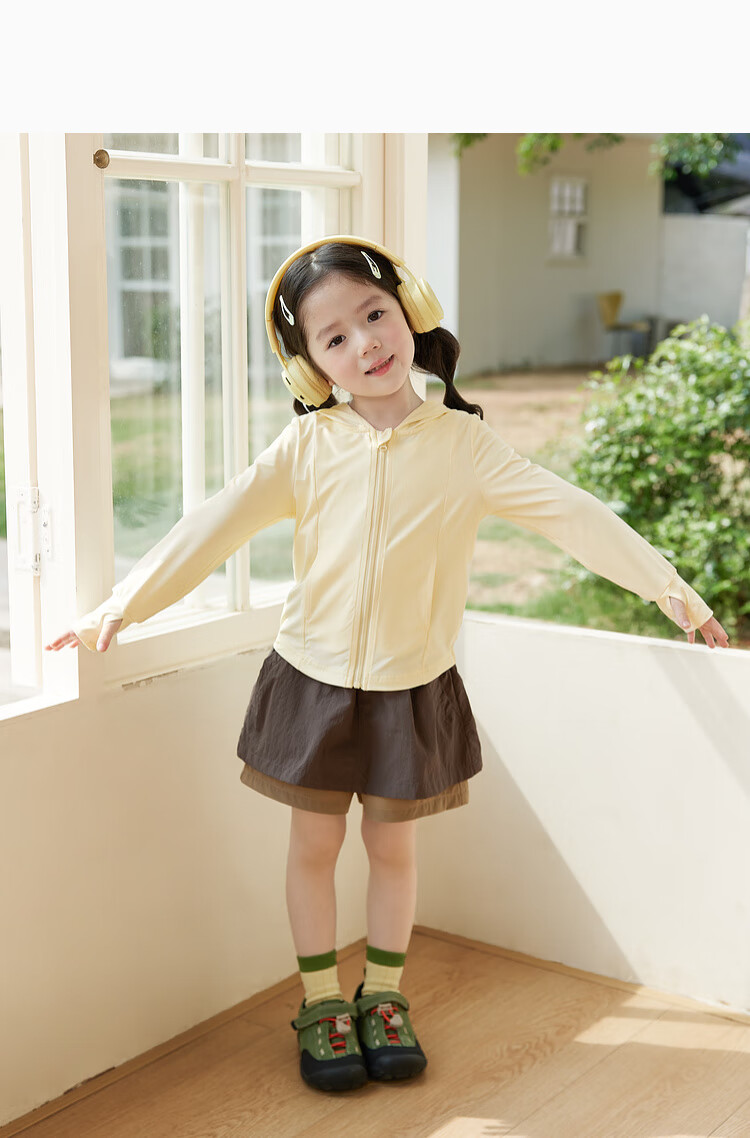 LUSON Children's Clothing, Baby Sun Protection Clothing for Girls, New Summer Style UV-Resistant Children's Ice Silk Jacket 11