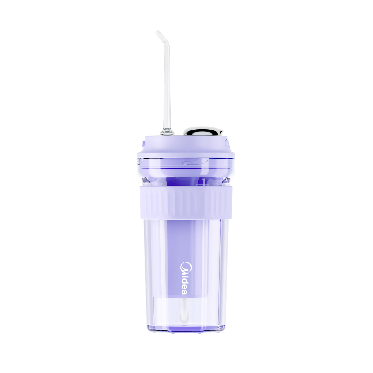 Midea Water Flosser, Portable Oral Irrigator for Adults, Home Use, Milk Tea Cup, Lavender Purple CL2, Recommended As Birthday And Holiday Gift for Couples