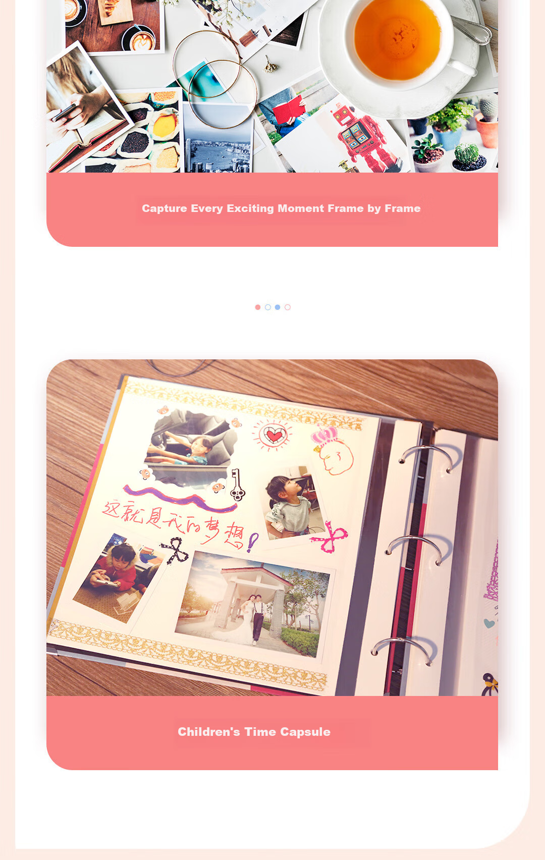 HPRT CP2100 Mobile Photo Printer Kit Instant Printing for Home And Portable Use Bluetooth Connection Student Children Women Birthday Holiday Gift Includes 30 Sheets of Photo Paper 4